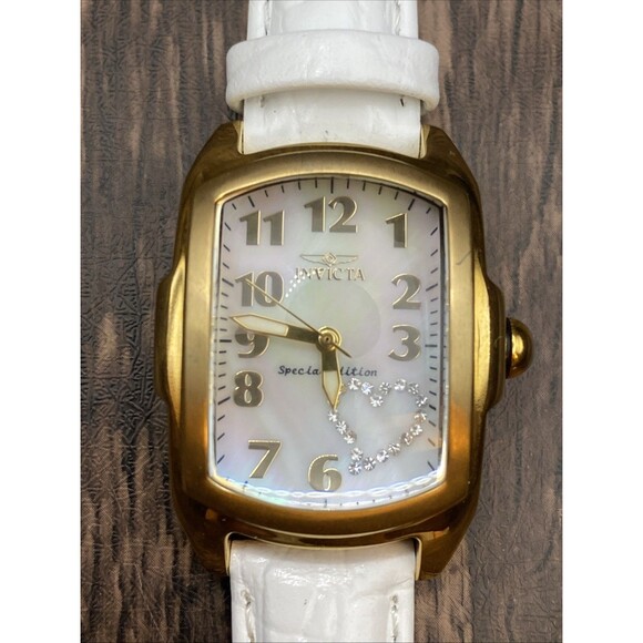 Invicta Special Edition Baby Lupah Watch Set Womens Heart Pearl Dial Model 0052 - Picture 1 of 10